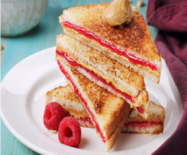 Bread Toast with jam( 4 Slices)